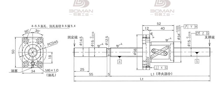 KURODA GG1510DS-BALR-1300A 黑田丝杆是哪个国家品牌
