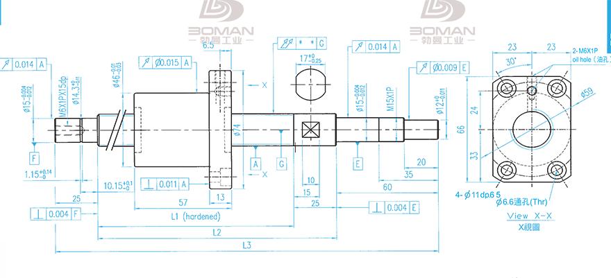 TBI XSVR02010B1DGC5-999-P1 tbi滚珠丝杆精度如何标注