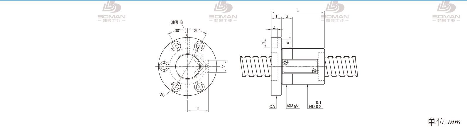 PMI FSVE5010-3.5 PMI TBI研磨级滚珠丝杆